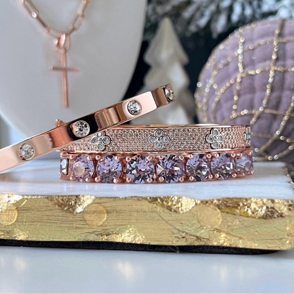 Park Lane Authentic Lavender Impression Bracelet! Set in Rose Gold!! BNIB!!! - Picture 2 of 8